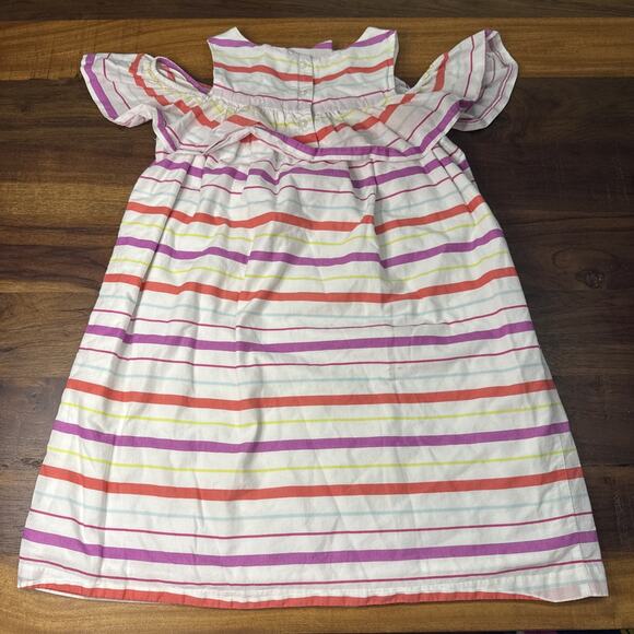 Janie and Jack Garden Summer Dress Girls Striped Size 8 - Picture 2 of 3